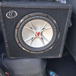 12" Kicker Works Good Good Hits Hard 