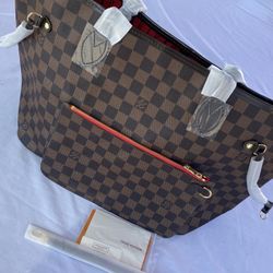 tote bag with wristlet real leather 