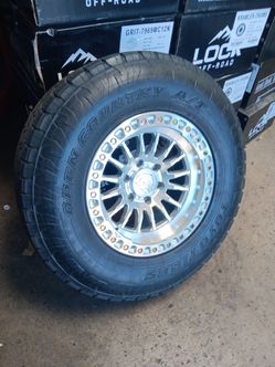 17x9 lock rims 6 lug 6x139 6x5.5 on used tires 285 70 17
