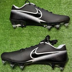 Brand New Nike Vapor Edge Speed 360 Detachable Football Cleats Black White Sizes 9, 14.5