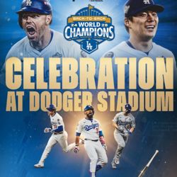 Dodger Celebration Nov 3rd at Dodger stadium BASELINE!!! 