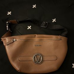 Valentino Messenger Bag Brown Unisex 