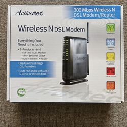 ACTIONTEC WIRELESS N ADSL MODEM ROUTER (GT784WN)

