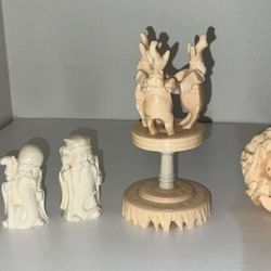 Chinese Puzzle Ball And Various Decor