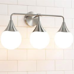 Silver Vanity Light