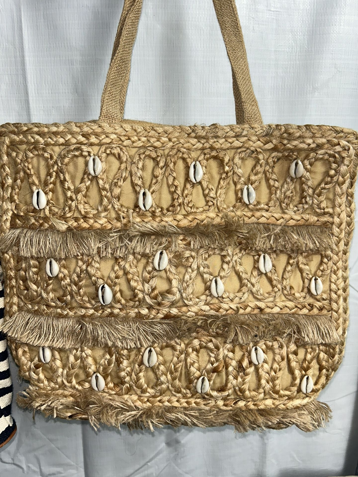 Salt + Umber Seashell Tote Bag