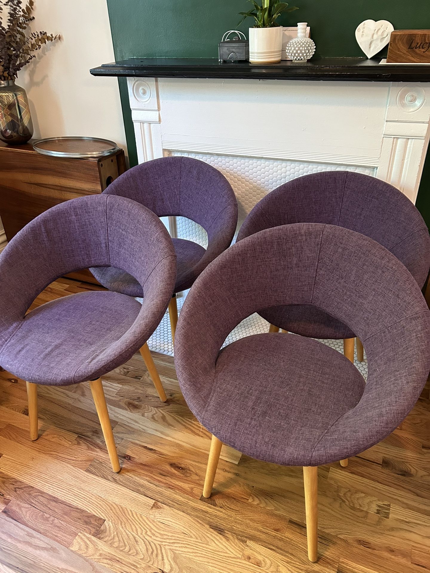 Funky Round 70's Style Chairs