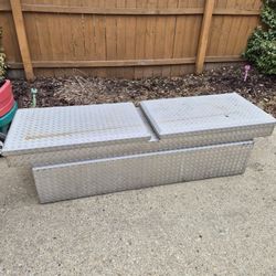 Adrain Steel Crossbox, Double Lid , 18"H