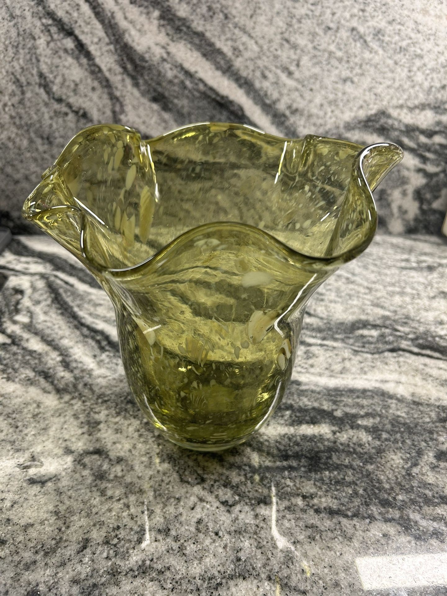 Green Vintage Vase.