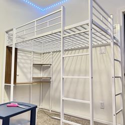 Twin Size Loft Bed Frame