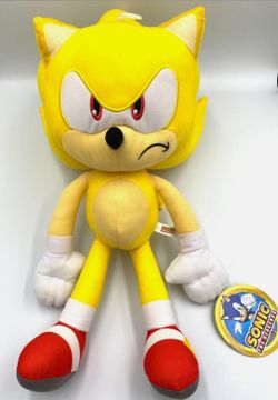 Sonic The Hedgehog Super Sonic Plush (over 20" Yellow)