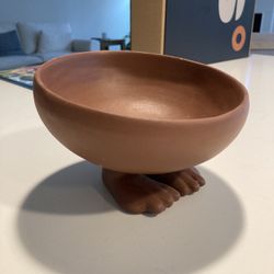 Footed egyptian bowl- Genuine Metropolitan Museum Of art