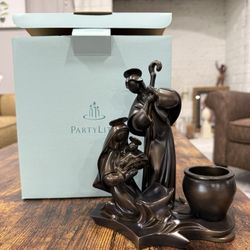 PARTYLITE Holy Night Shepherd Tealight Candle Holder Nativity