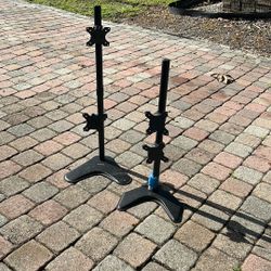 Dual Vertical Monitor Stands Vesa Mount 