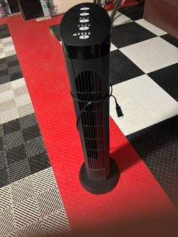Fan upright rotating