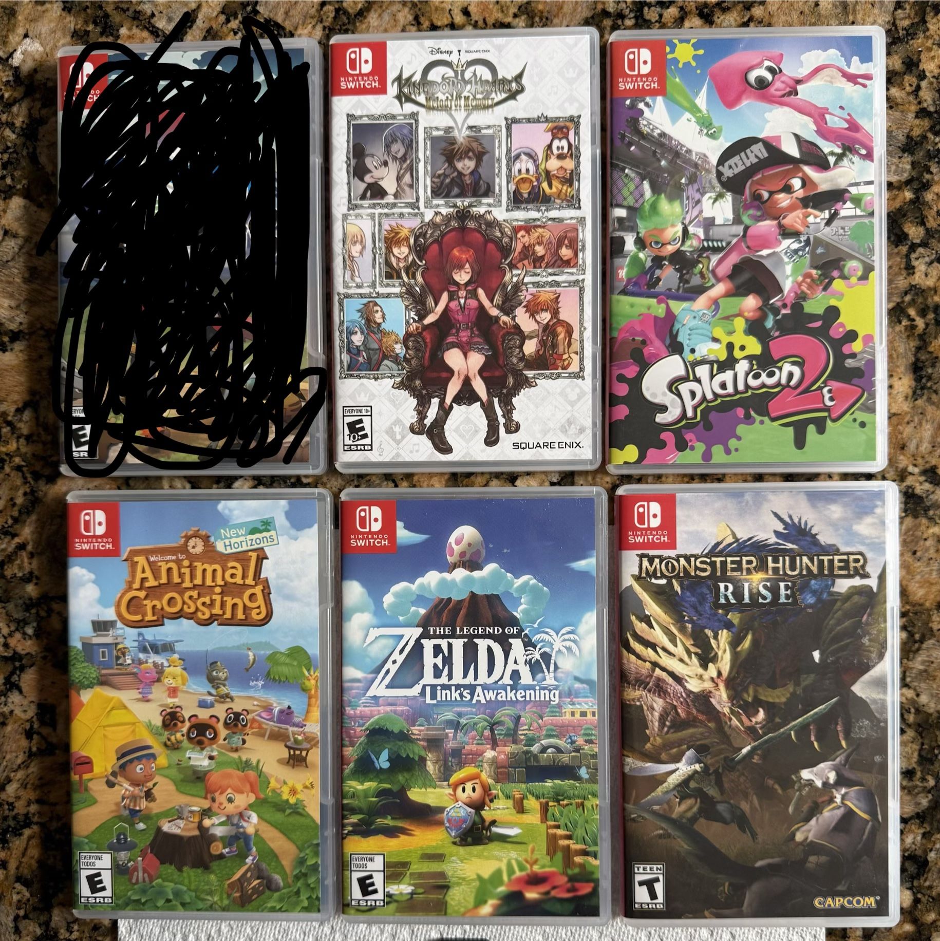 NINTENDO SWITCH GAME CARTRIDGES 