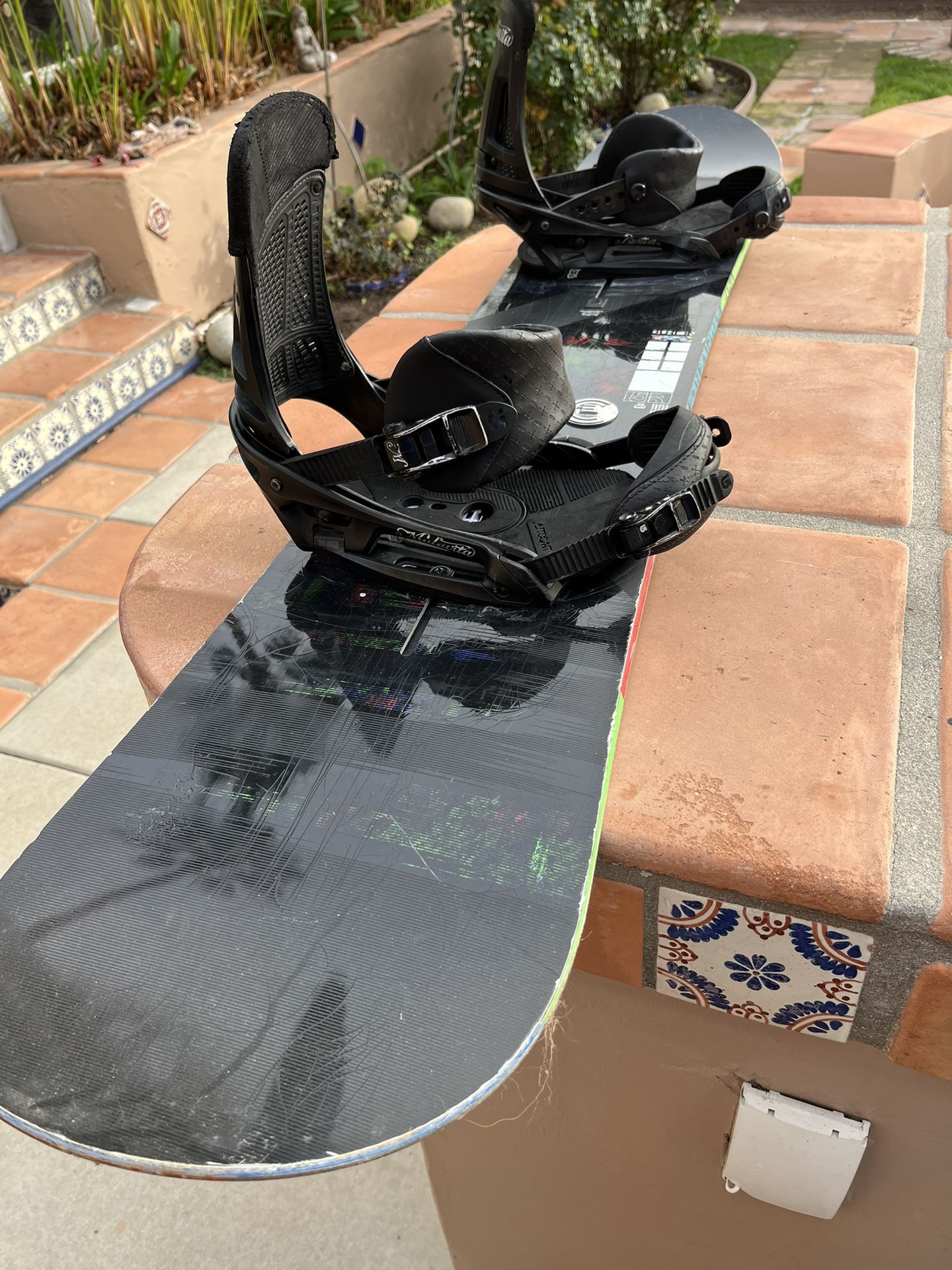 Burton Custom X snowboard (with Malavita bindings) 156 EST