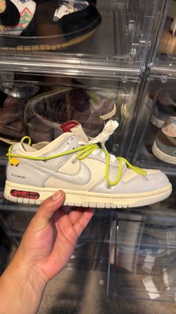 Dunk Nike off white lot 8