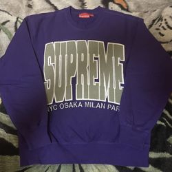 Supreme Cities Arc Crewneck Medium
