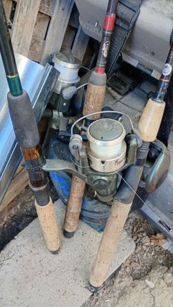 Fishing poles tackle boxes tools see something you like make me an offer thank you