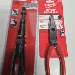 Nut Driver & Nose Pliers