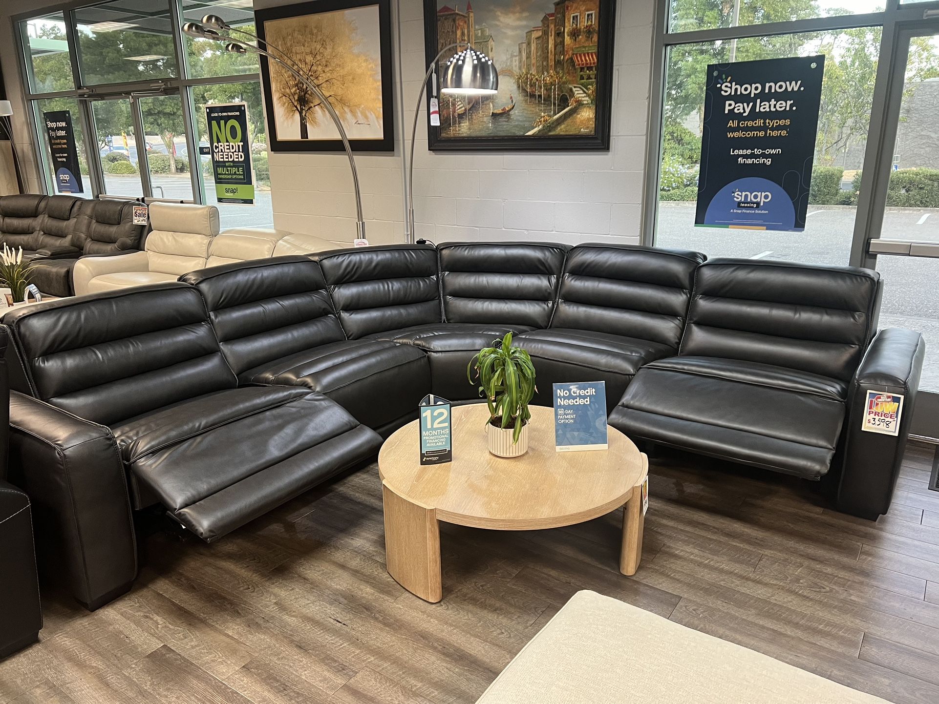 Power Reclining Sectional On Sale!!