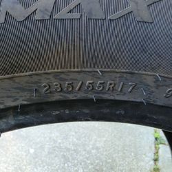 Tires Barely Used  235 55 R17