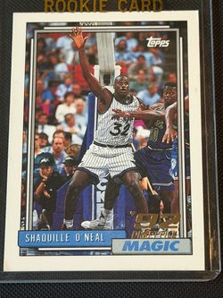 Shaquille O'Neal 1992 Topps Draft Pick Rookie Card