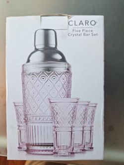 Crystal Bar Set. New