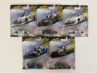 Hot Wheels Premium Aéro styles  full set of 5 cars - New in Hand