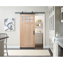 Unfinished Barn Door - Sliding