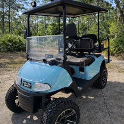 2017 EZGO RXV 40mph+ Lifted with Bluetooth Speakers