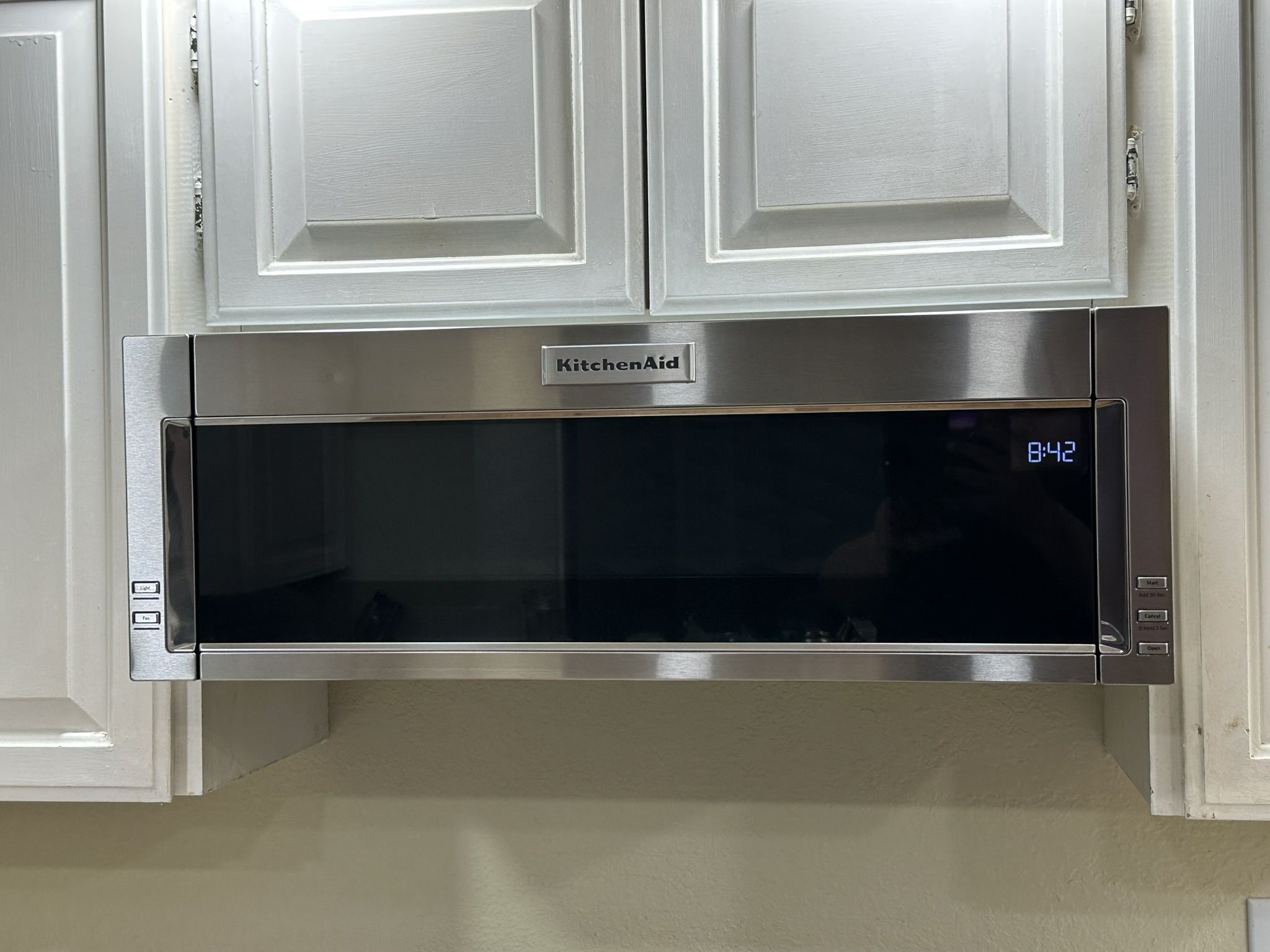 KitchenAid 1.1 cu. ft. Over the Range Low Profile Microwave Hood Combination (Model KMLS311HSS)