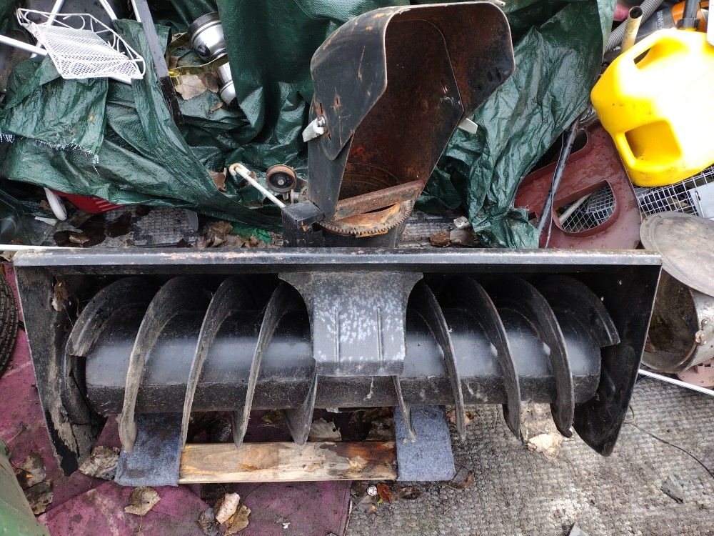 Snow blower attachment