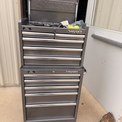 Husky Limited Edition Tool Box Gunmetal Grey with different tools