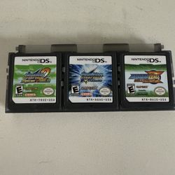 3  X Mega Man NintendoDS Games Authentic Cartridge Only 