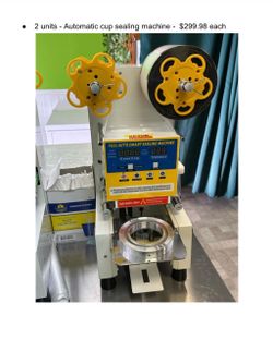 Cup sealing machine