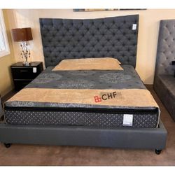 California King  / Queen Size Bed Frame  - Mattress Sold Separately 