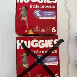 Huggies Little Movers Size 6 $20 Each 