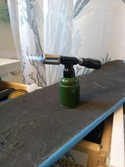 Army Green Cantina Style Blue Flame Torch 