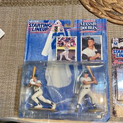 Starting Lineup, Classic Baseball, Statues, And Cards
