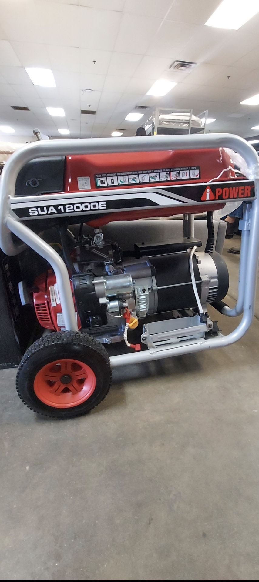 A-iPower SUA12000EC 12000 Watt Portable Gas Powered Generator