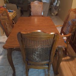 Dining table with 5 chairs