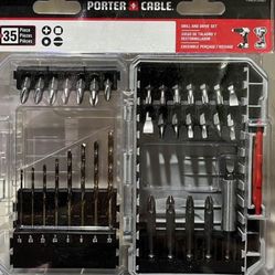 Porter Cable Drill and Drive 35 pc Set
