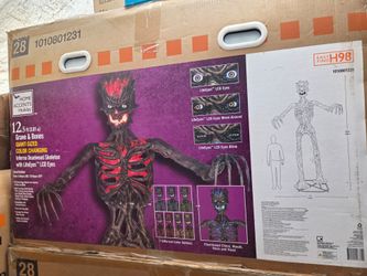Home Accents Holiday 12.5 ft Inferno Deadwood Skeleton