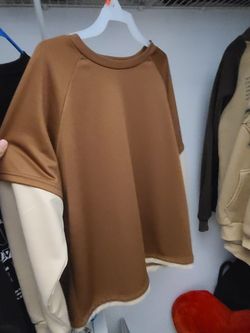 Blank Brown And White/Yellow Long Sleeve