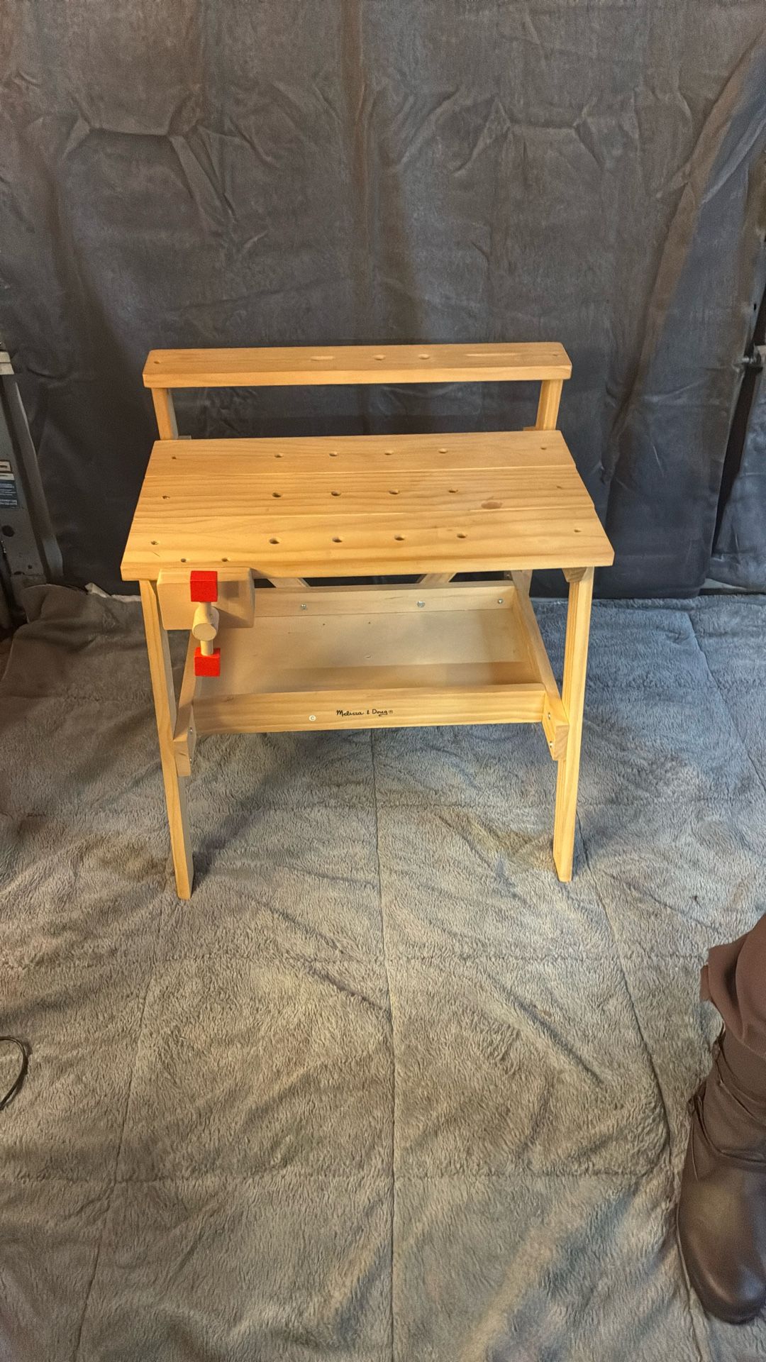 kids work bench for play time 