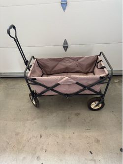 Fold up nylon wagon