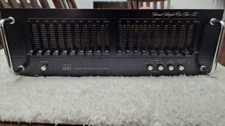 Vintage/ Retro ADC Sound Chapter One Ten IC Dual Channel Stereo Frequency EQ Equalizer for Audio/ Sound System 