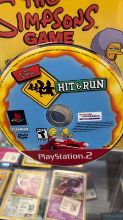 PlayStation 2 the Simsons Hit & Run Greatest hits version.